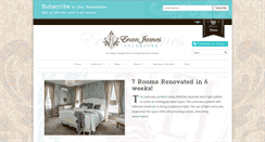 Desktop Screenshot of evanjamesinteriors.com